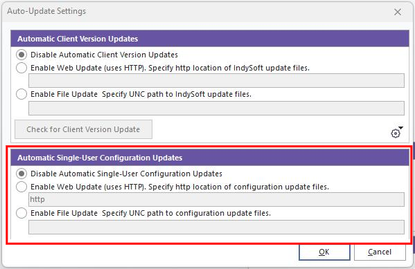 Auto-Update Settings &amp; IndySoft - Single User - INDYSOFT (Session_ #149729) 2023-05-15 at 2.32.07 PM